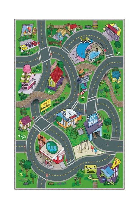 Conceptum Alfombra de Pasillo Multicolor 100 x 150 cm